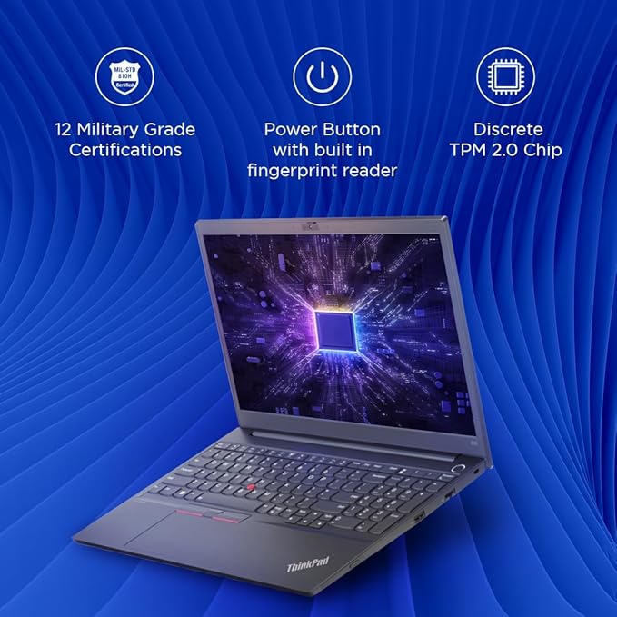 Lenovo ThinkPad E15 i5 10th Gen with 15.6 inch FHD IPS display (Refurbished)