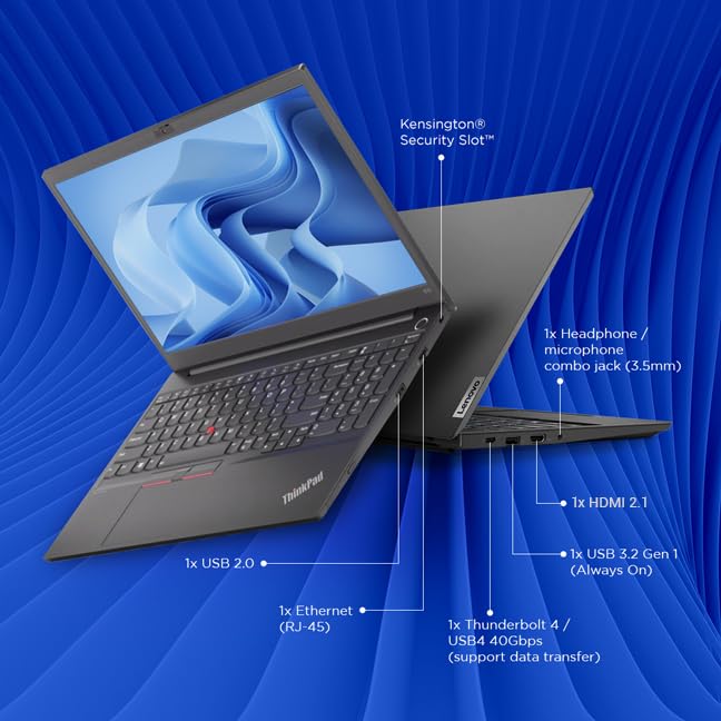 Lenovo ThinkPad E15 i5 10th Gen with 15.6 inch FHD IPS display (Refurbished)